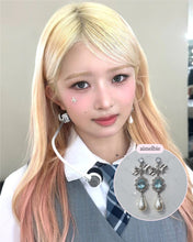 Load image into Gallery viewer, [IVE Wonyoung, Rei Earrings] Aqua Jewel Princess Earrings - Fancy