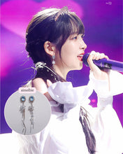 Load image into Gallery viewer, Diamond Petals - Light Sapphire ver. (Lovelyz Jiae, April Chaekyung Earrings)