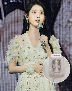 [Redvelvet Wendy Earrings] Rainbow Crystal Butterfly Earrings