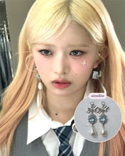 Load image into Gallery viewer, [IVE Wonyoung, Rei Earrings] Aqua Jewel Princess Earrings - Fancy