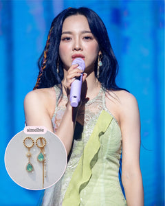 [Kim Sejeong Earrings] Meteor Shower Earrings - Mint