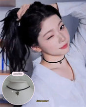Load image into Gallery viewer, [Aespa Winter Choker] Vintage Heart Locket Choker - Silver ver.
