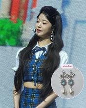 Load image into Gallery viewer, [IVE Wonyoung, Rei Earrings] Aqua Jewel Princess Earrings - Fancy