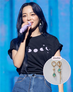 [Kim Sejeong Earrings] Meteor Shower Earrings - Mint