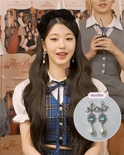 Load image into Gallery viewer, [IVE Wonyoung, Rei Earrings] Aqua Jewel Princess Earrings - Fancy