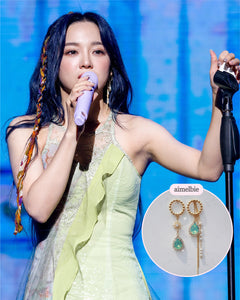 [Kim Sejeong Earrings] Meteor Shower Earrings - Mint