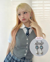 Load image into Gallery viewer, [IVE Wonyoung, Rei Earrings] Aqua Jewel Princess Earrings - Fancy