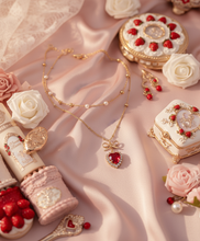 Load image into Gallery viewer, Red Heart Princess Layered Necklace