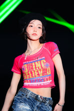 Load image into Gallery viewer, Angelic Heart Crystal Necklace - Pink (STAYC Sumin, Sieun Necklace)