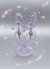 Load image into Gallery viewer, [SNSD Taeyeon Earrings] Love Planet Huggies earrings - Silver Color