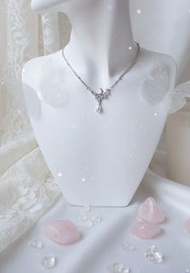 [fromis_9 Baek Jiheon Necklace] Moonlight Teardrops Semi Choker Necklace