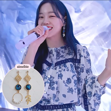 Load image into Gallery viewer, [Kim Sejeong Earrings] The Ancient Blue Planet Earrings