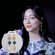 Load image into Gallery viewer, [Kim Sejeong Earrings] The Ancient Blue Planet Earrings