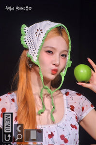 [Hearts2Hearts Yuha Earrings] Coquette Laced Ribbon and Heart Huggies earrings