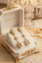 Load image into Gallery viewer, [IVE Wonyoung Earrings] Minerva Earrings - Gold Color