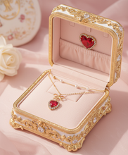 Load image into Gallery viewer, Red Heart Princess Layered Necklace
