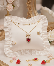 Load image into Gallery viewer, Red Heart Princess Layered Necklace
