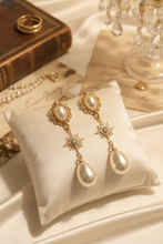 Load image into Gallery viewer, [IVE Wonyoung Earrings] Minerva Earrings - Gold Color