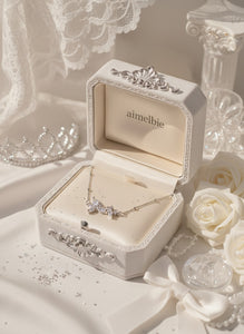[Baby DONT Cry Yihyun Necklace] Dreamy Crystal Semi Choker Necklace