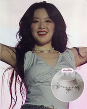 Load image into Gallery viewer, [IVE Rei, Actress Jieun Kim Necklace] Three Ribbons Pearl Choker Necklace - Silver ver.