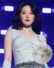 Load image into Gallery viewer, [IVE Rei, Actress Jieun Kim Necklace] Three Ribbons Pearl Choker Necklace - Silver ver.