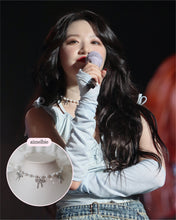 Load image into Gallery viewer, [IVE Rei, Actress Jieun Kim Necklace] Three Ribbons Pearl Choker Necklace - Silver ver.