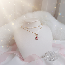 Load image into Gallery viewer, Rosepink Heart Princess Necklace (STAYC Seeun Necklace)