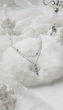 Load image into Gallery viewer, Baby Angel Layered Necklace - Silver ver. (KISS OF LIFE Belle Neklace)