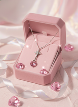 Load image into Gallery viewer, Angelic Heart Crystal Necklace - Pink (STAYC Sumin, Sieun Necklace)