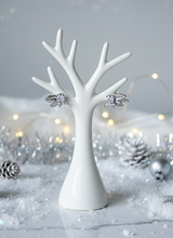 Load image into Gallery viewer, Elf Leaves Earring - Silver Color