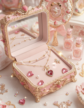 Load image into Gallery viewer, Rosepink Heart Princess Necklace (STAYC Seeun Necklace)