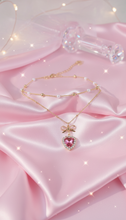 Load image into Gallery viewer, Rosepink Heart Princess Necklace (STAYC Seeun Necklace)
