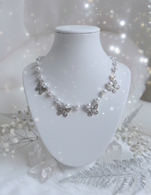 Load image into Gallery viewer, [Jo Yu-ri Necklace] Butterfly Waltz Choker Necklace - Silver Color