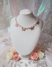 Load image into Gallery viewer, Butterfly Waltz Choker Necklace - Rosegold ver.