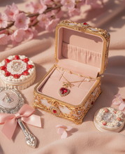 Load image into Gallery viewer, Red Heart Princess Layered Necklace