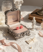 Load image into Gallery viewer, [Hearts2Hearts Ana Earrings] Petit Rose Cabochon Earrings - Pink