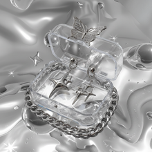 Load image into Gallery viewer, [Aespa Karina, IVE Gaeul Earrings] Sparkle Sparkle Huggies Earrings