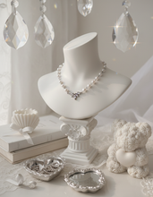 Load image into Gallery viewer, [Jo Yuri Necklace] Heavenly Crystal Pearl Choker Necklace - Silver Color