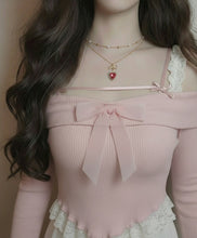 Load image into Gallery viewer, Rosepink Heart Princess Necklace (STAYC Seeun Necklace)