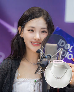[Baby DONT Cry Yihyun Necklace] Dreamy Crystal Semi Choker Necklace