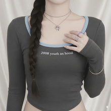 Load image into Gallery viewer, [NMIXX Sullyoon Necklace] Melting Metalic Heart Semi Choker Necklace