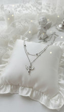 Load image into Gallery viewer, Baby Angel Layered Necklace - Silver ver. (KISS OF LIFE Belle Neklace)
