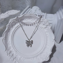Load image into Gallery viewer, [(G)I-DLE Miyeon, Baby Monster Pharita Necklace] Butterfly Fairy Layered Necklace