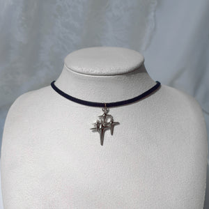 [Stray Kids Han Necklace] Sparkle Sparkle Choker Necklace - Silver Color