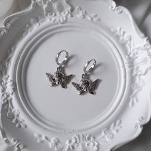 Load image into Gallery viewer, Petit Angel Huggies Earrings - Silver Color