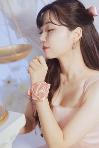 Diamond Petals Semi-Choker Necklace - Rosegold ver.