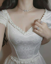 Load image into Gallery viewer, [Baby DONT Cry Yihyun Necklace] Dreamy Crystal Semi Choker Necklace
