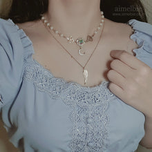 Load image into Gallery viewer, The Ethereal Moon Angel Layered Necklace