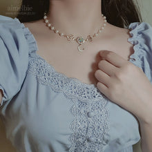 Load image into Gallery viewer, The Ethereal Moon Angel Layered Necklace