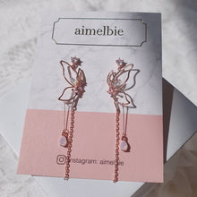 Load image into Gallery viewer, Dream of Butterfly Elf Earrings - Pink